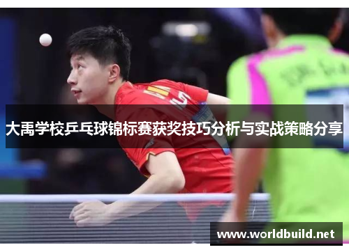 大禹学校乒乓球锦标赛获奖技巧分析与实战策略分享