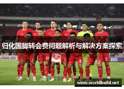 归化国脚转会费问题解析与解决方案探索 归化国脚转会费问题解析与解决方案探索